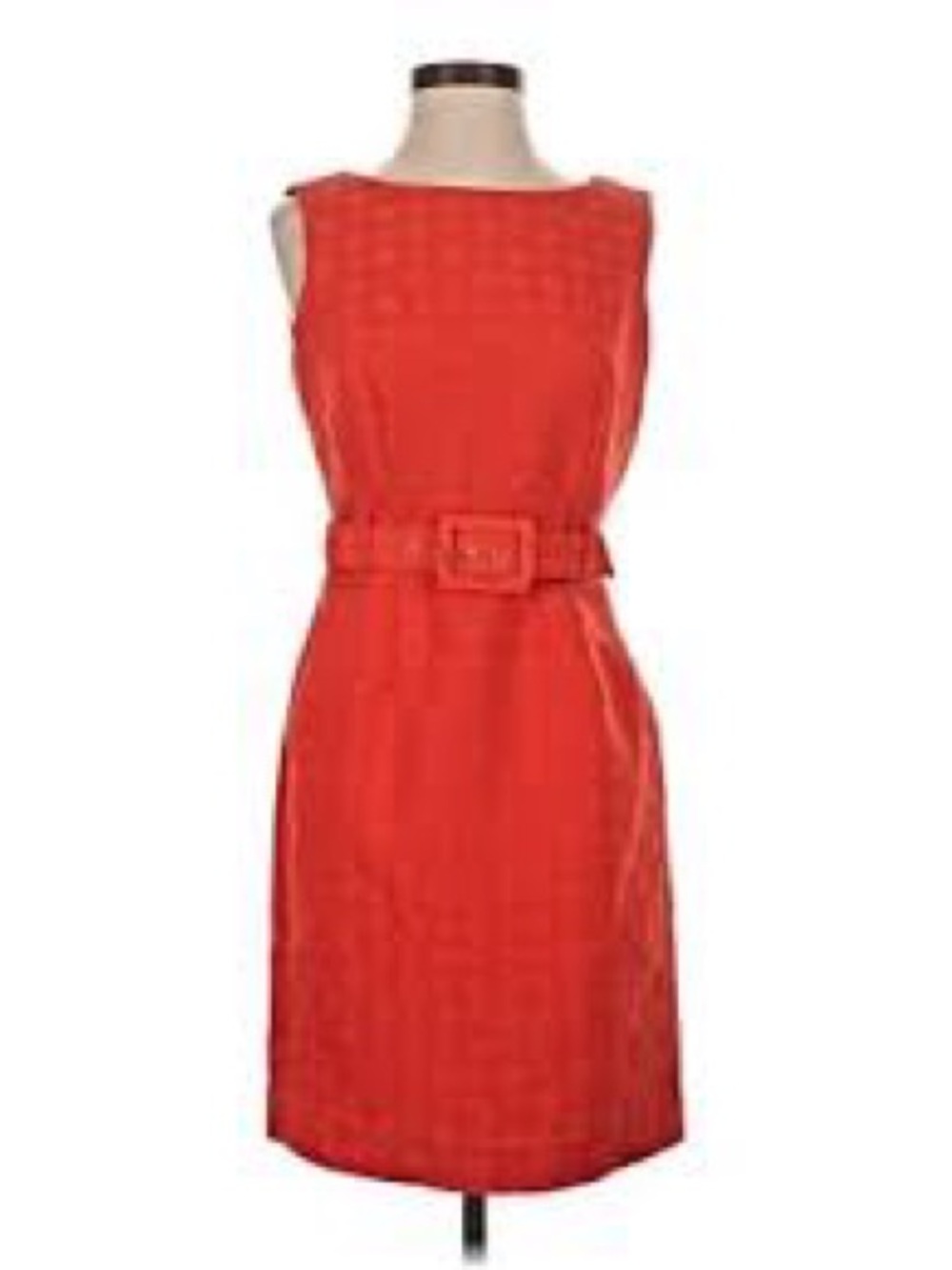 Sleeveless Red Belted Sheath Dress by Banana Republic Size 2 NWOT